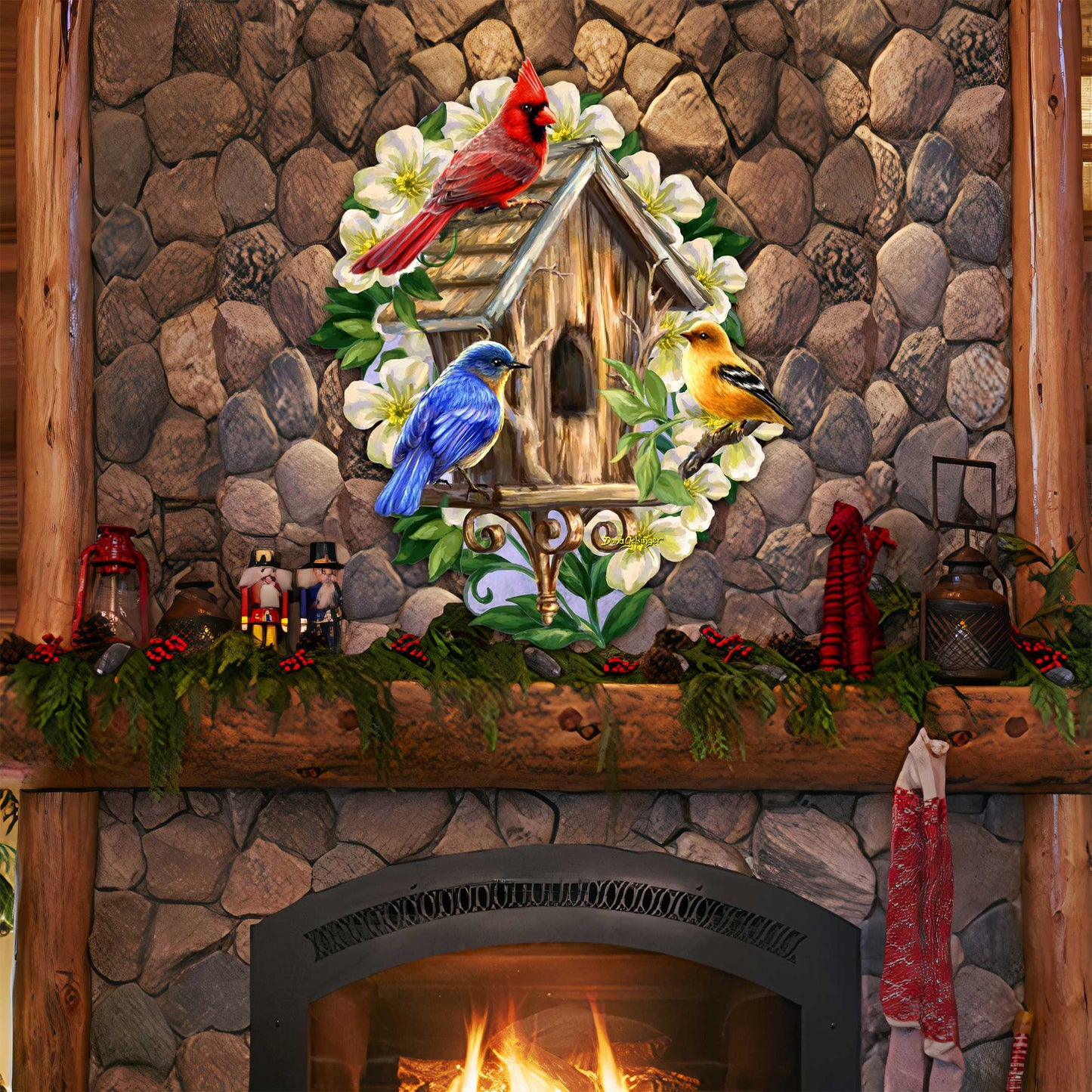 Spring Awakens Holiday Door Decor by D. Gelsinger - Easter Spring Decor - 8652815H-DG-1
