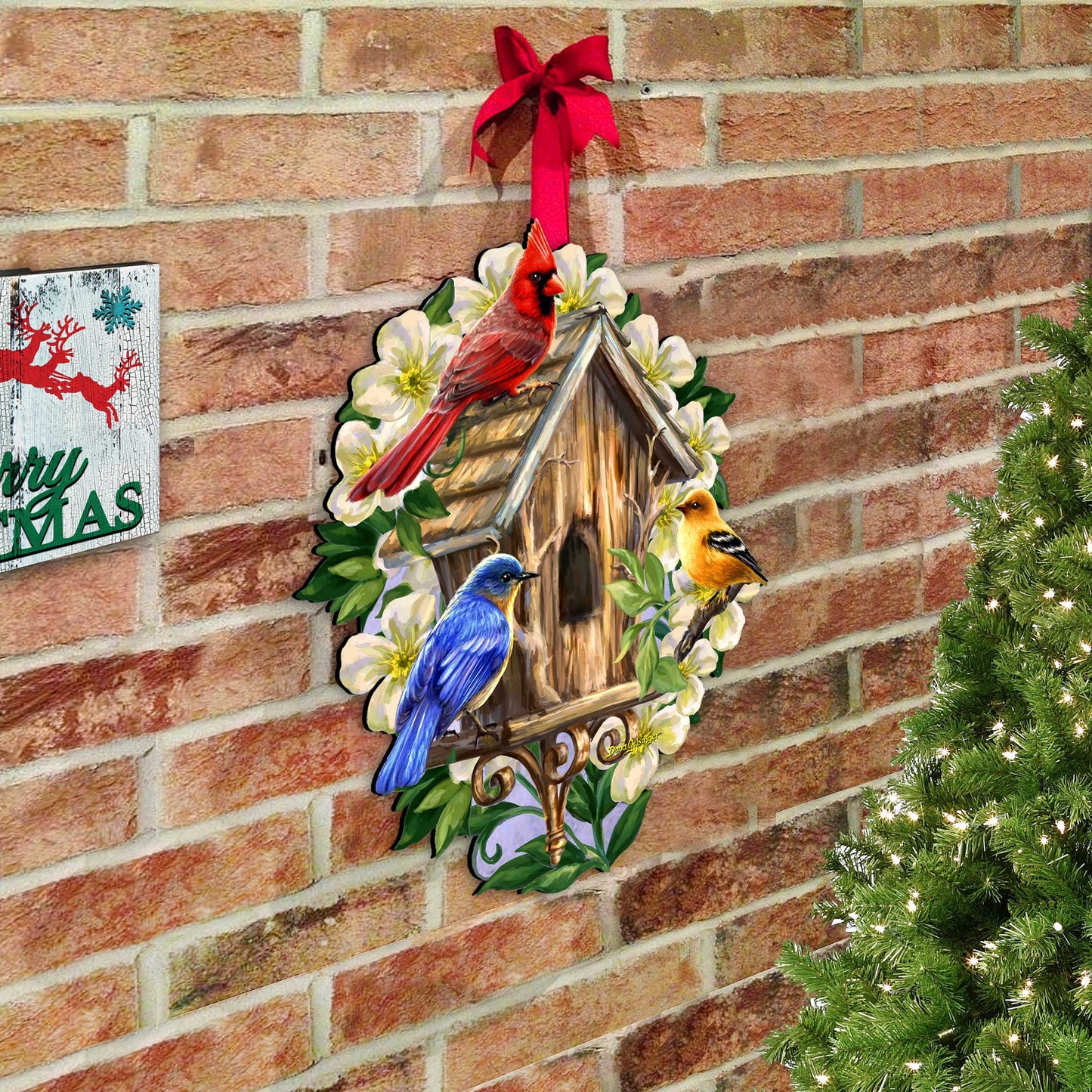Spring Awakens Holiday Door Decor by D. Gelsinger - Easter Spring Decor - 8652815H-DG-3